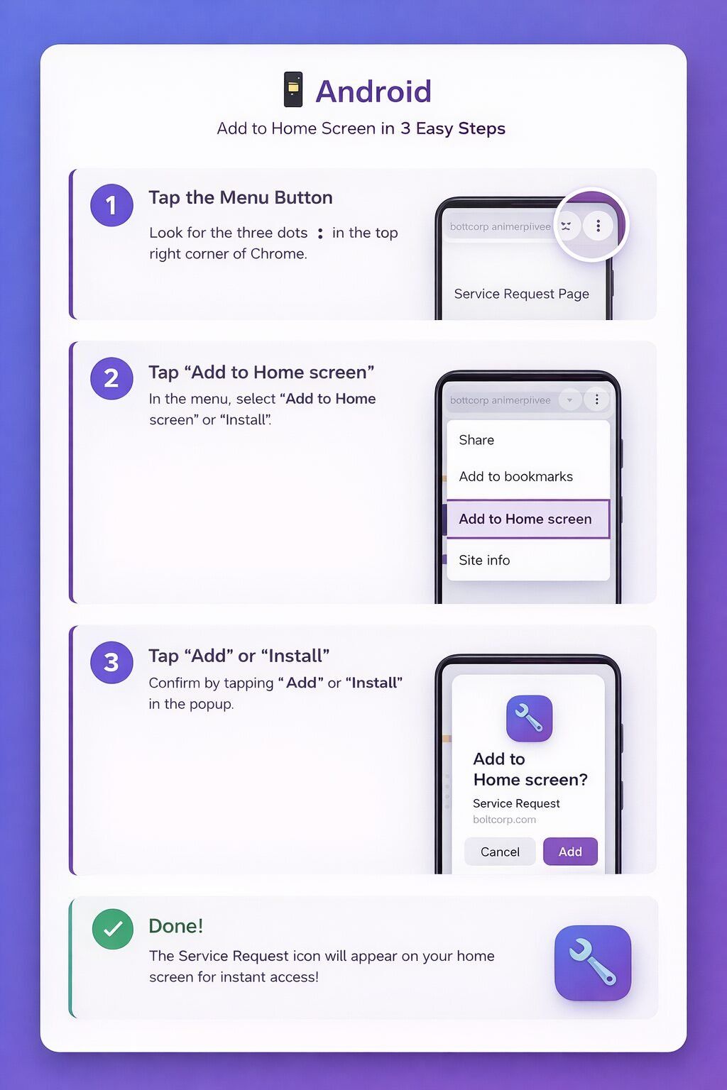 Android Instructions